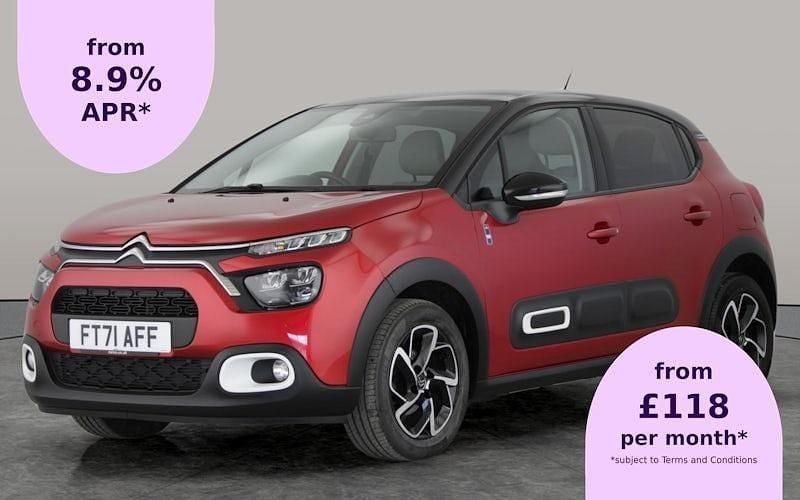 Red Used 2022 Citroën C3 PureTech Hatchback | £9,808 (Good price) - Image 1/1
