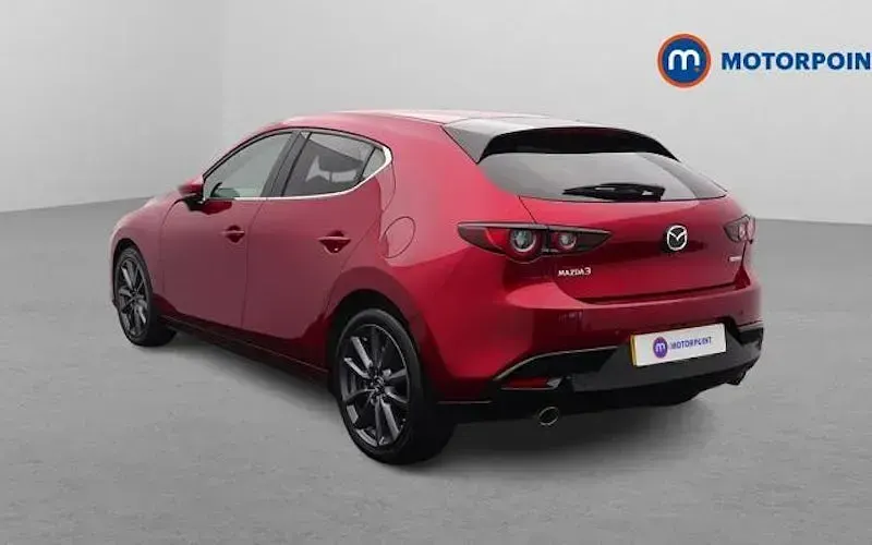 Used Mazda 3 Exclusive-Line 122 HP (89 kW) 2023 Red Hatchback