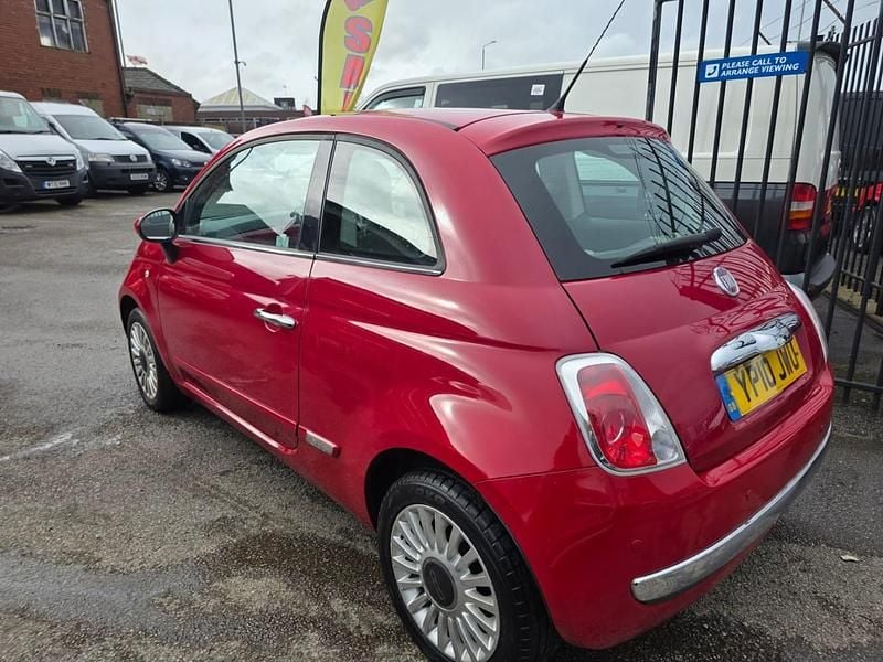 Used Fiat 500 Lounge 69 HP (50 kW) 2010 Red Hatchback