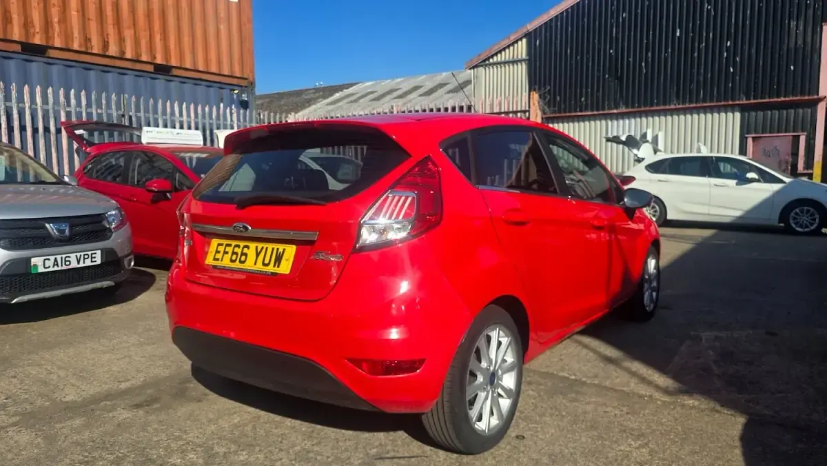 Used Ford Fiesta Titanium 2017 Red Hatchback