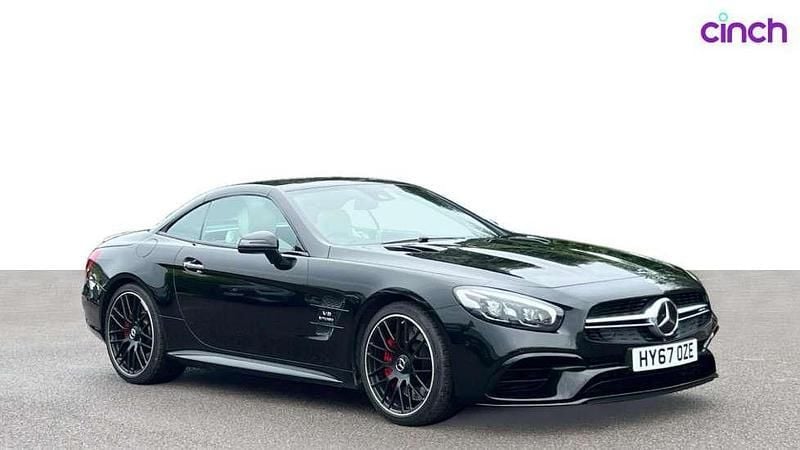 Obsidian black metallic Used 2017 Mercedes SL63 AMG Cabriolet | £48,481 - Image 1/4