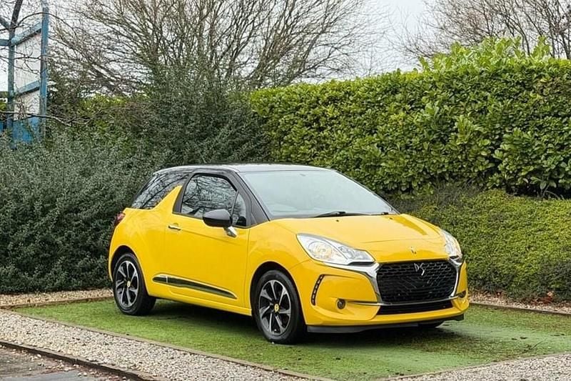 Yellow Used 2016 DS Automobiles DS3 Elegance Hatchback | £3,195 (Fair price) - Image 1/1