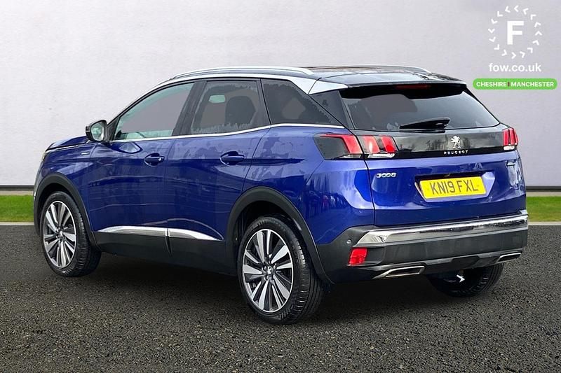 Used Peugeot 3008 GT-line 131 HP (96 kW) 2019 Blue SUV