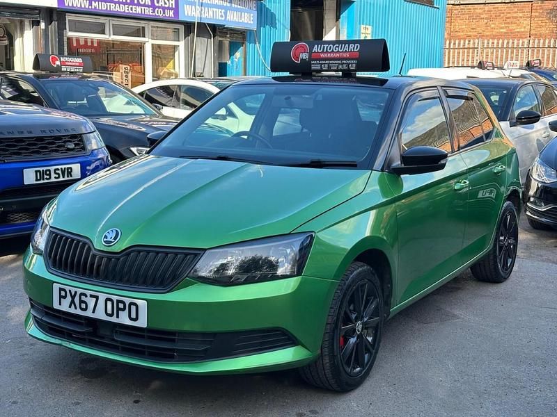 Used Skoda Fabia Colour Edition 2017 Green Hatchback