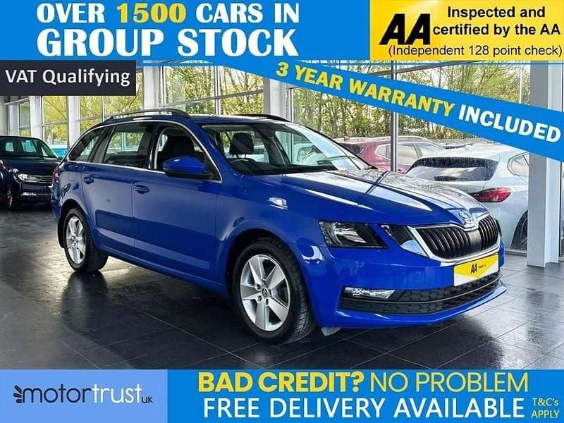 Blue Used 2020 Skoda Octavia SE Technology Estate | £16,295 (Fair price) - Image 1/2