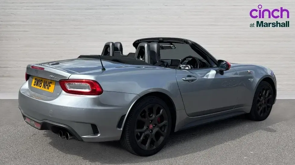 Used Abarth 124 Spider 170 HP (125 kW) 2018 Grey Cabriolet