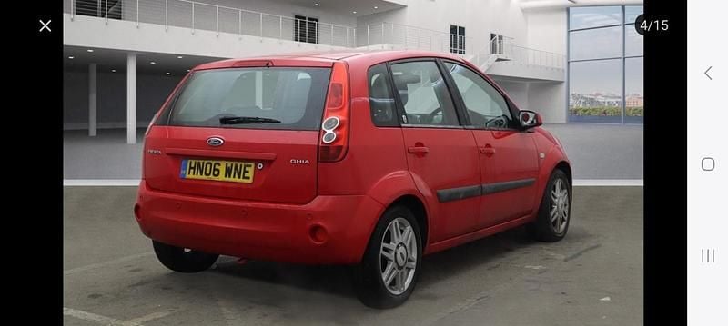 Used Ford Fiesta Ghia 2006 Red Hatchback