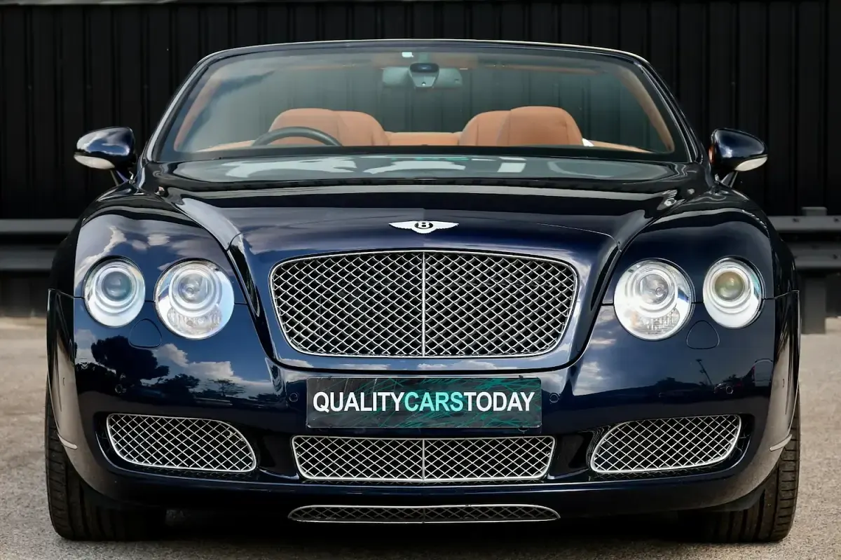 Used Bentley Continental 550 HP (404 kW) 2007 Blue Cabriolet