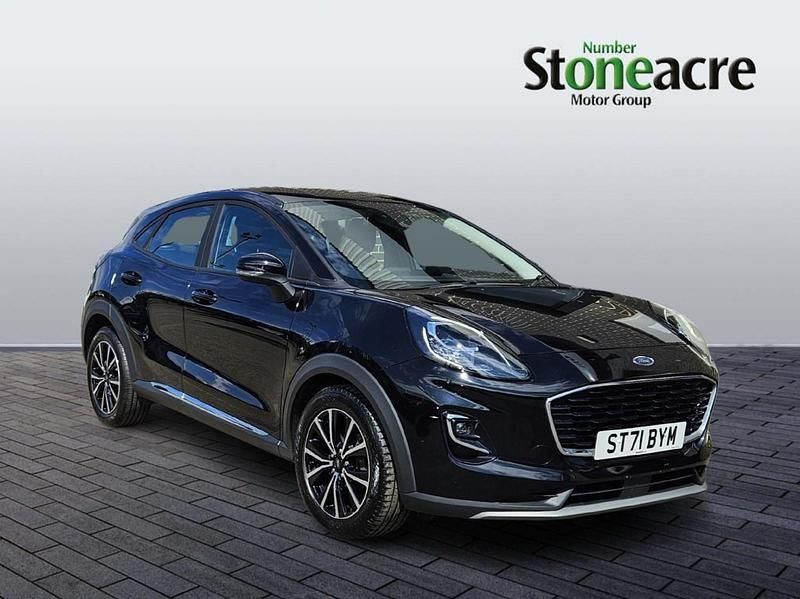 Black Used 2022 Ford Puma Titanium Hatchback | £16,000 (Good price) - Image 1/2