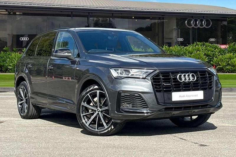 Grey Used 2022 Audi Q7 Black Edition SUV | £41,350 (Fair price) - Image 1/4