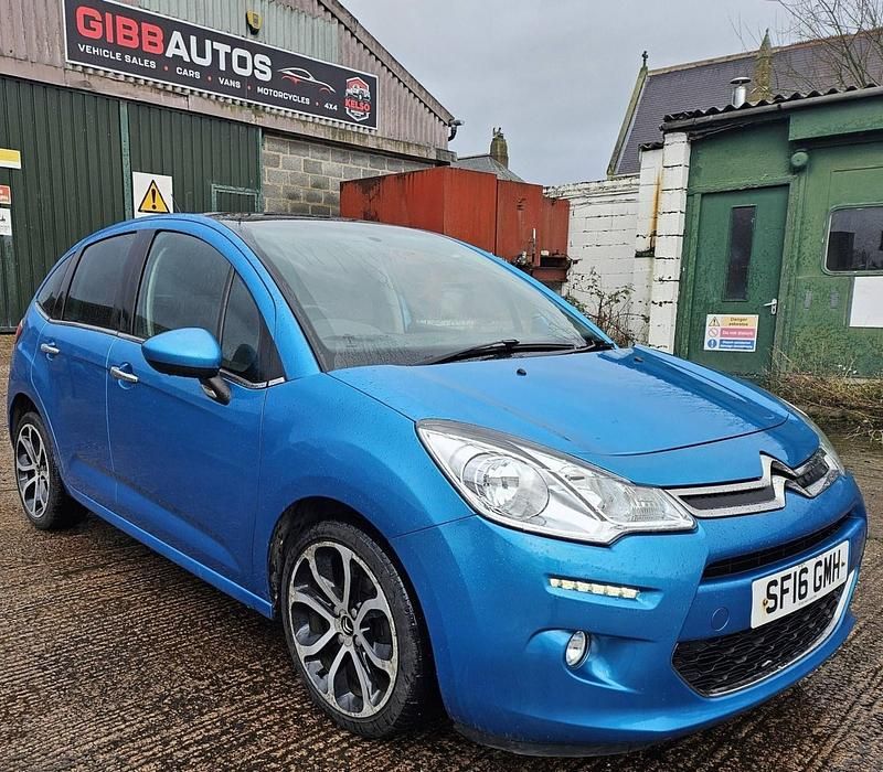 Used Citroën C3 Platinum 82 HP (60 kW) 2016 Blue Hatchback