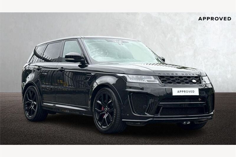Black Used 2021 Land Rover Range Rover Sport SVR SUV | £53,295 (Good price) - Image 1/4