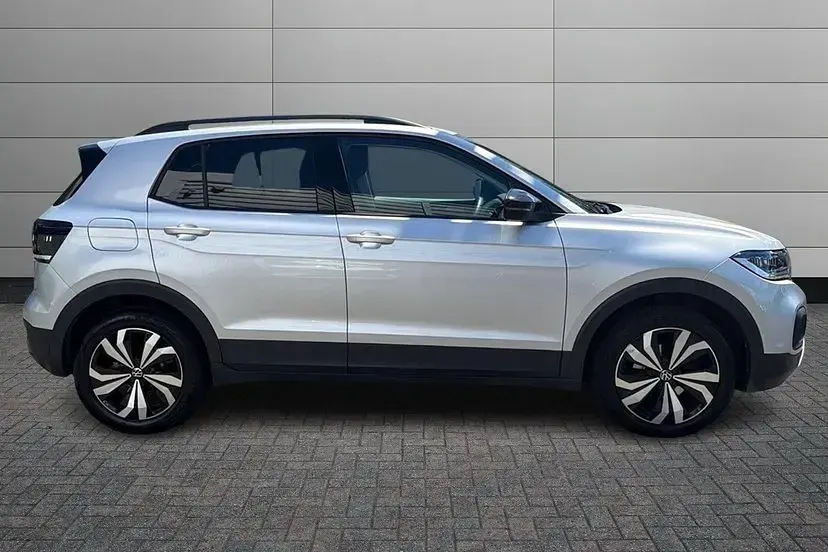 Used VW T-Cross Black Edition 110 HP (80 kW) 2023 Silver SUV