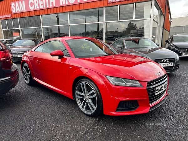 Red Used 2015 Audi TT S-Line Coupe | £15,450 (Fair price) - Image 1/3