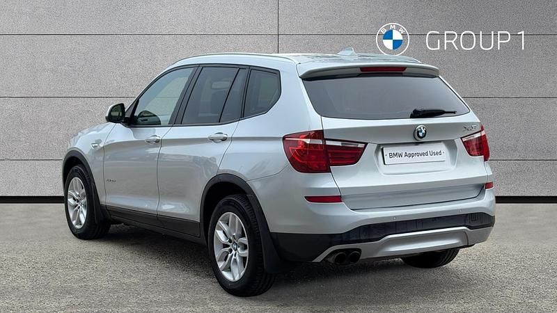 Used BMW X3 Sport Line 258 HP (189 kW) 2015 Silver SUV