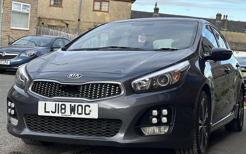 Used Kia Ceed GT-Line 136 HP (100 kW) 2018 Silver Hatchback