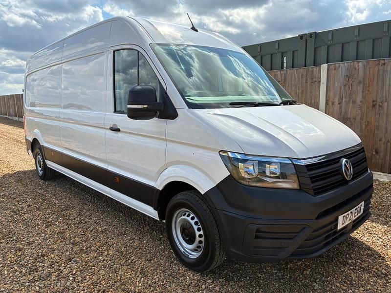 White Used 2021 VW Crafter Startline Van | £13,995 (Good price) - Image 1/4