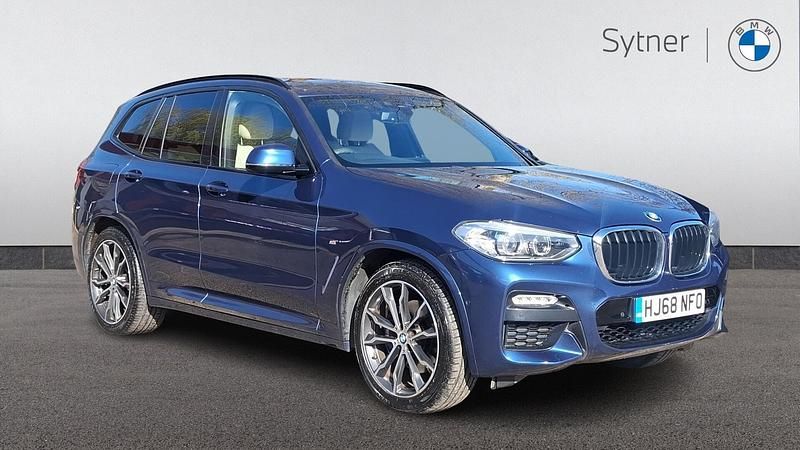 Used BMW X3 M Sport 261 HP (191 kW) 2018 Blue SUV