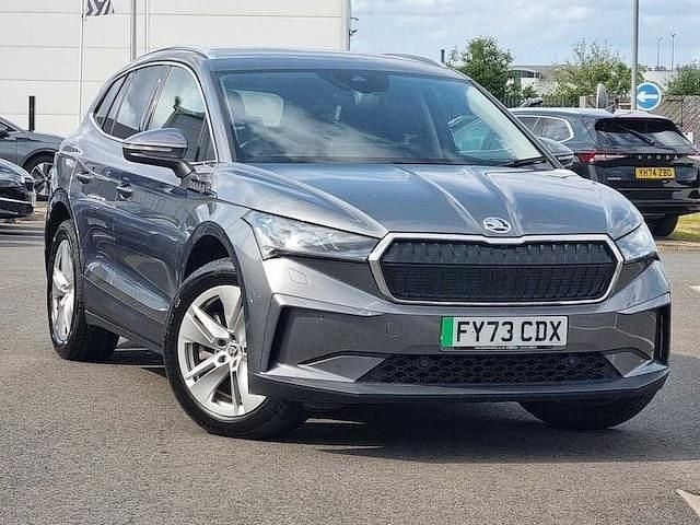 Graphite grey Used 2024 Skoda Enyaq iV SUV | £25,895 (Good price) - Image 1/4