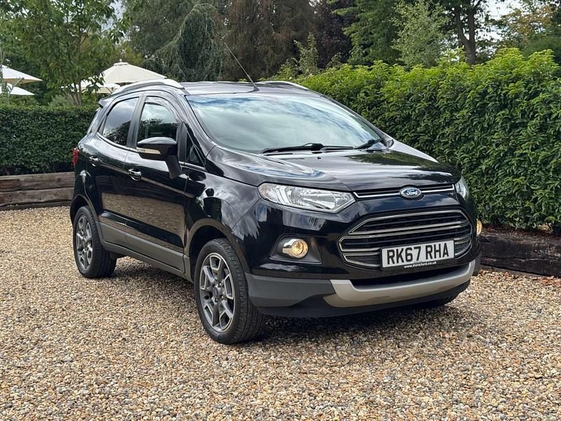 Black Used 2017 Ford Ecosport Titanium SUV | £7,295 (Fair price) - Image 1/4