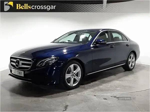 Used Mercedes E220 SE 2017 Blue Sedan