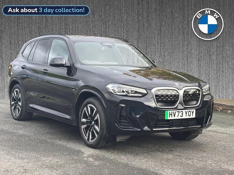 Black Used 2023 BMW iX3 M Sport SUV | £32,999 (Fair price) - Image 1/4