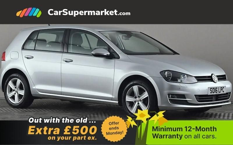 Used VW Golf VII Edition 110 HP (80 kW) 2016 Silver Hatchback