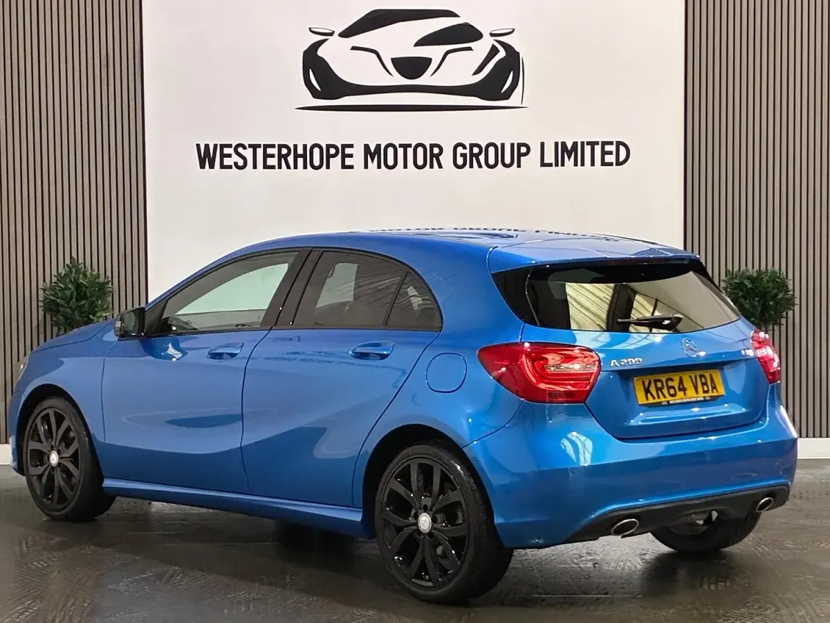 Used Mercedes A200 2015 Blue Hatchback
