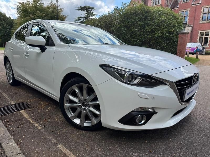 Arctic white Used 2015 Mazda 3 Inclusive Hatchback | £9,800 (Fair price) - Image 1/4