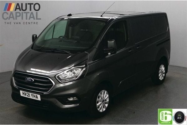 Grey Used 2021 Ford Transit Custom Limited Van | £22,188 (Good price) - Image 1/3