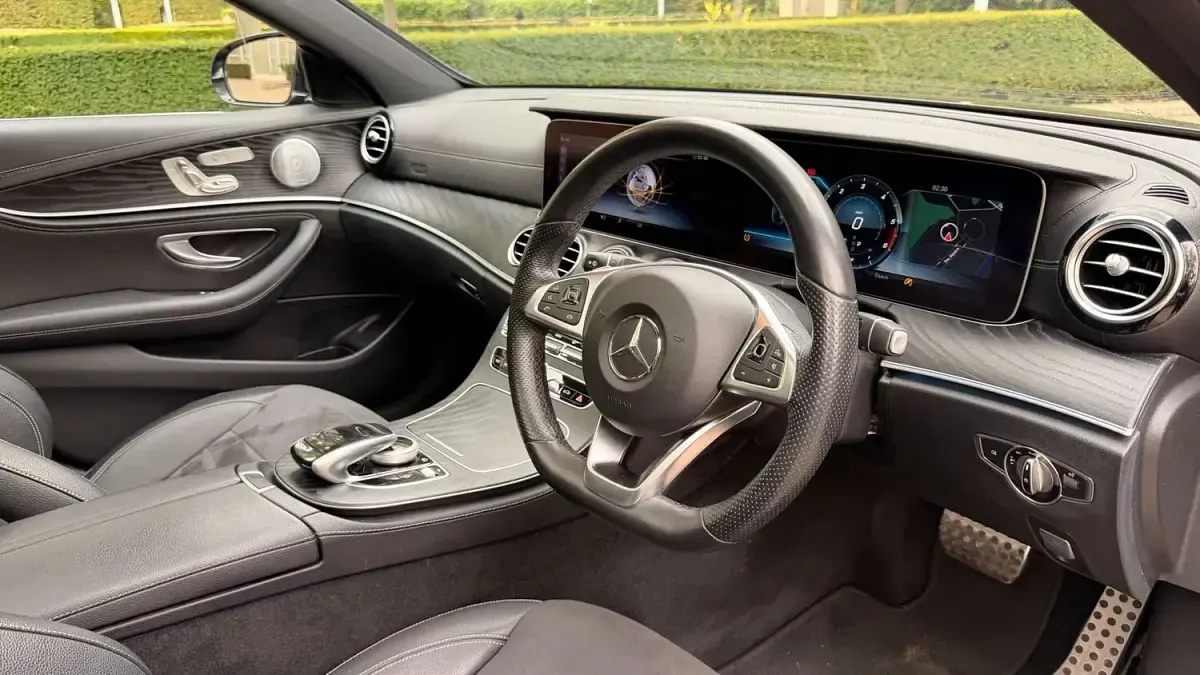 Used Mercedes E350 AMG Line Premium Plus 2018 Blue Sedan