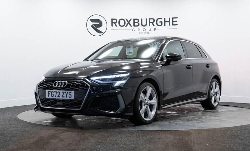 Used Audi A3 Sportback S-Line 110 HP (80 kW) 2022 Black Hatchback