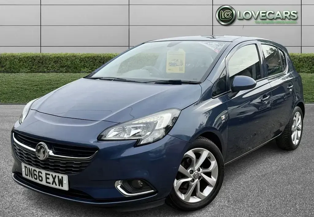 Used Vauxhall Corsa SRi 75 HP (55 kW) 2016 Blue Hatchback