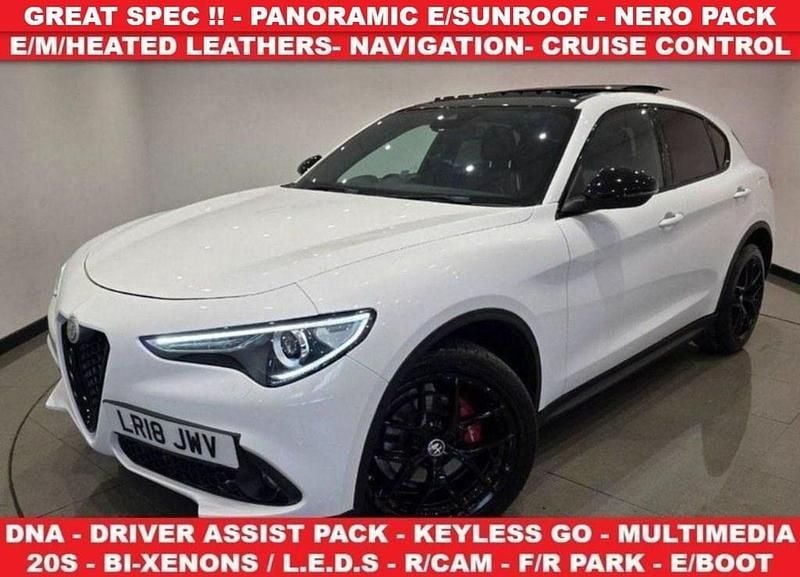 White Used 2018 Alfa Romeo Stelvio SUV | £16,900 (Fair price) - Image 1/4