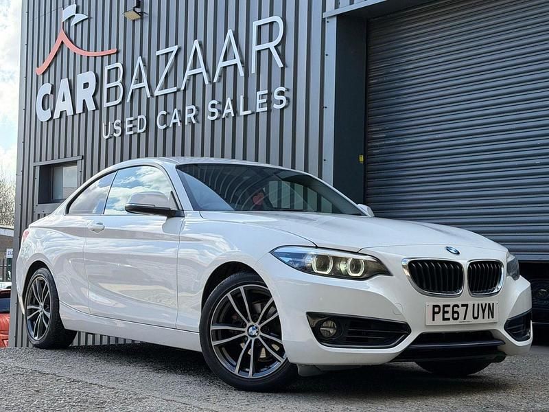 Used BMW 218 Sport Line 2017 White Coupe