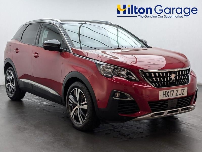 Red Used 2017 Peugeot 3008 Allure Hatchback | £9,150 (Fair price) - Image 1/2