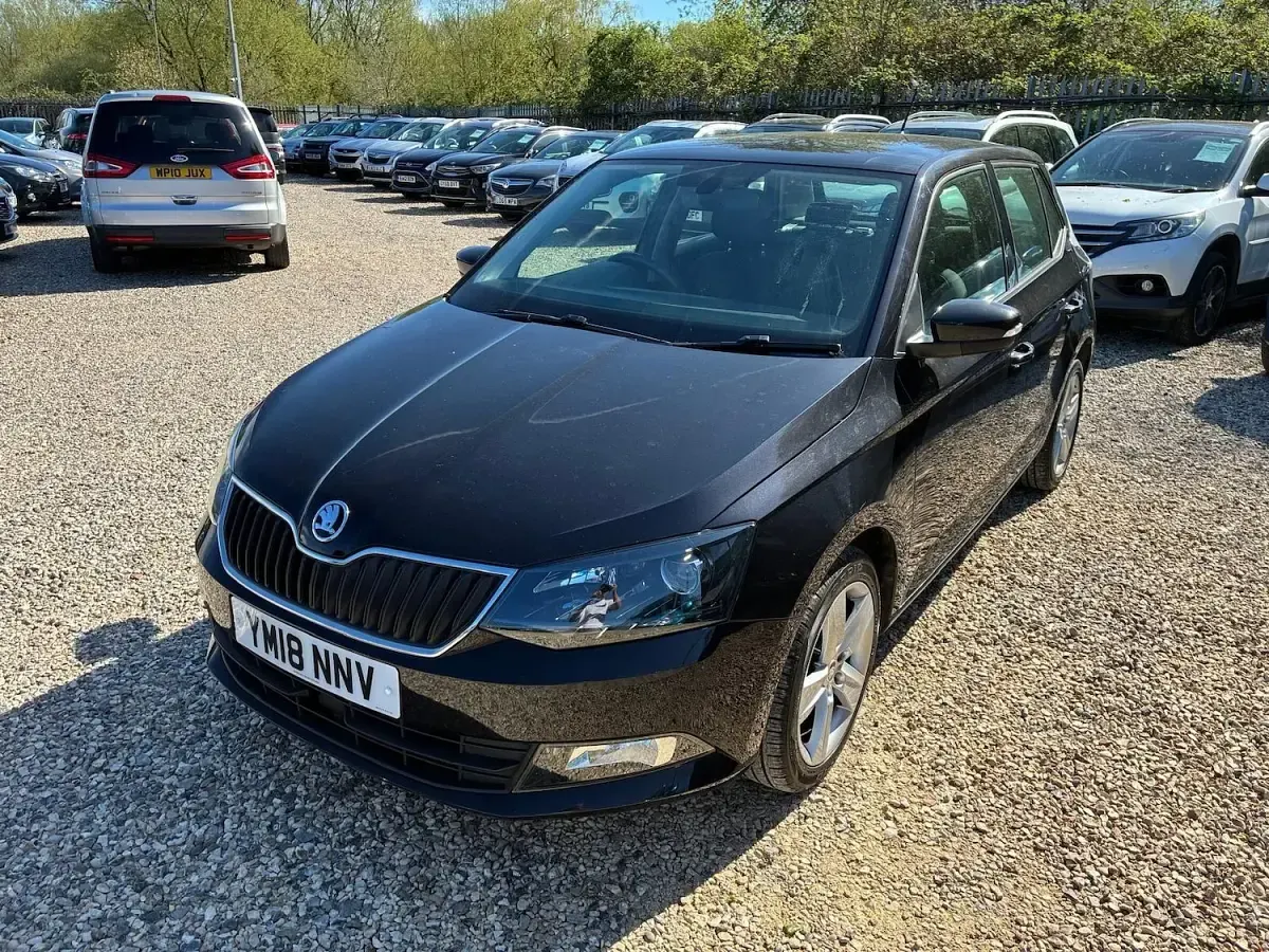 Used Skoda Fabia SE L 95 HP (69 kW) 2018 Black Hatchback