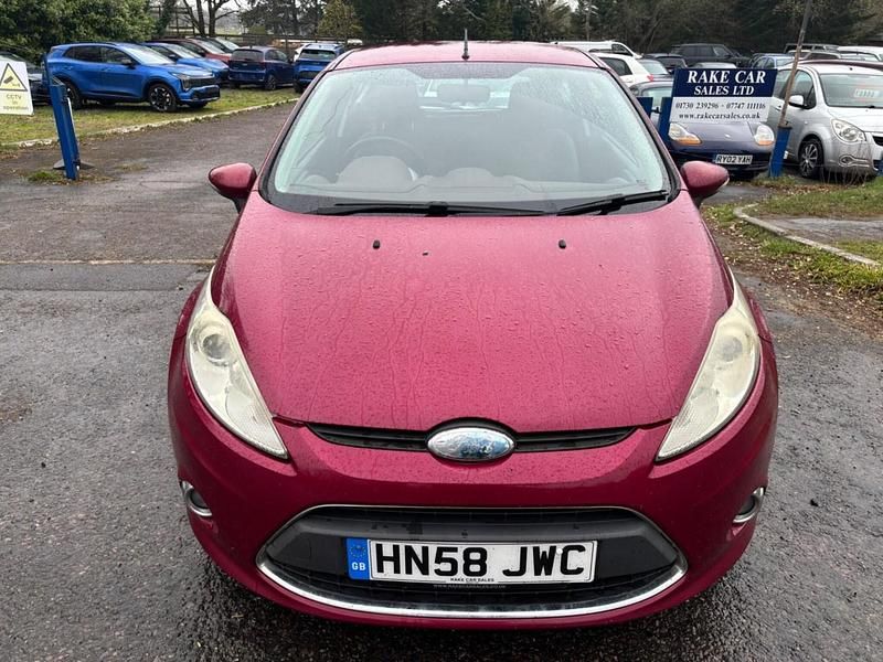 Used Ford Fiesta Zetec 2008 Red Hatchback