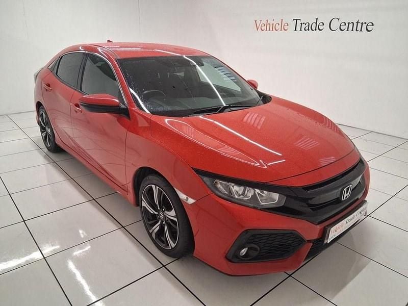 Red Used 2017 Honda Civic SR Hatchback | £9,495 (Fair price) - Image 1/4