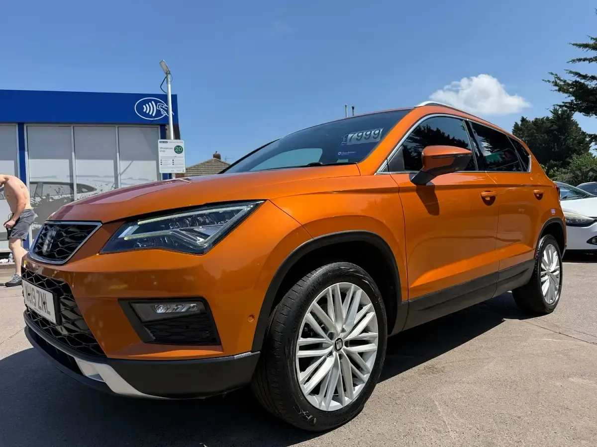 Used Seat Ateca XCELLENCE 150 HP (110 kW) 2019 Orange SUV