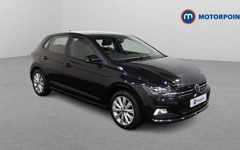 Black Used 2021 VW Polo SEL Hatchback | £16,599 (Fair price) - Image 1/4