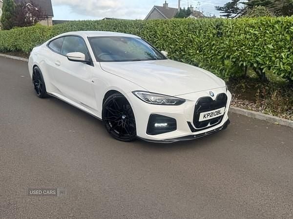 White Used 2021 BMW 420 M Sport Coupe | £27,500 (A bit pricey) - Image 1/4