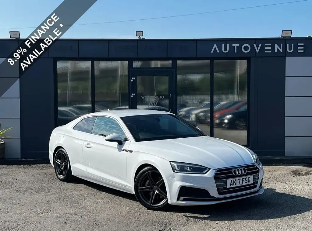 Used Audi A5 S-Line 286 HP (210 kW) 2017 White Coupe
