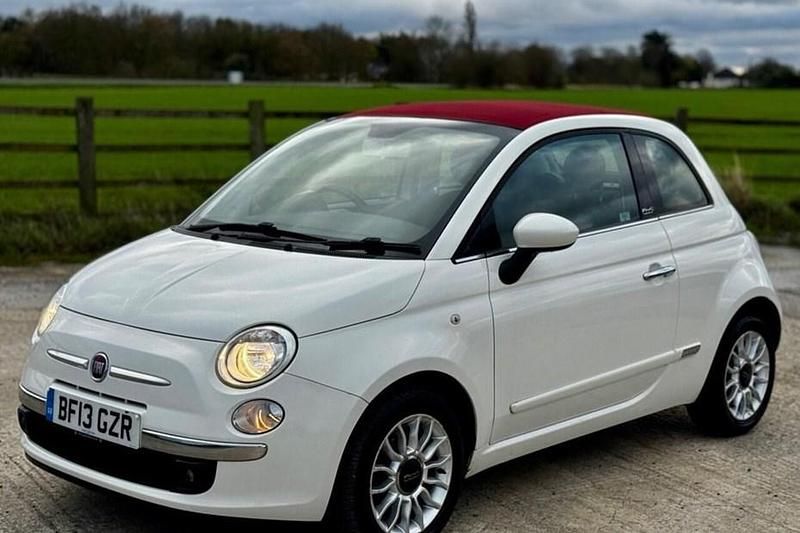 White Used 2013 Fiat 500C Lounge Cabriolet | £3,490 (Good price) - Image 1/1