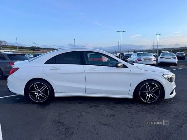 Used Mercedes CLA220 AMG line 177 HP (130 kW) 2016 White Sedan