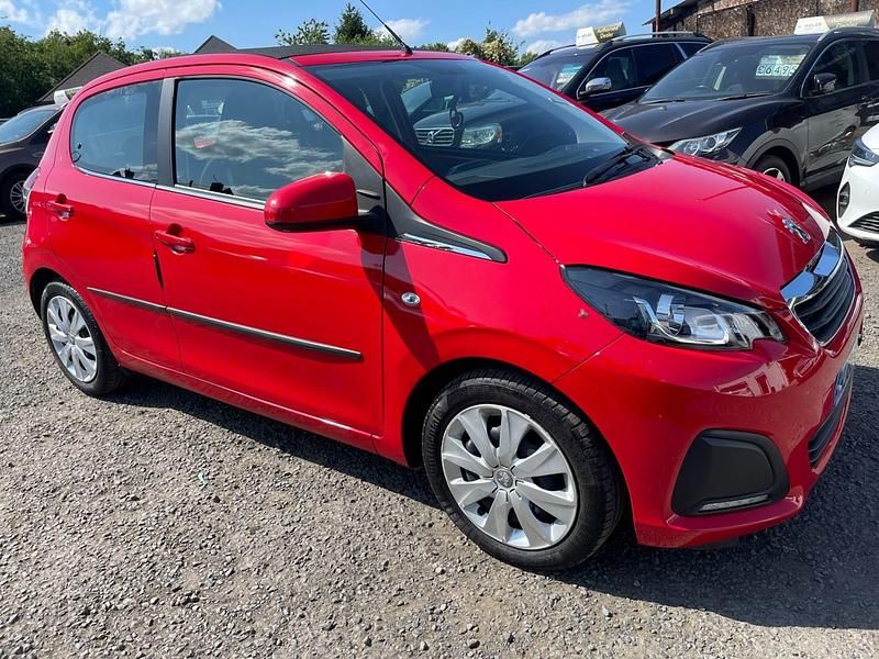 Used Peugeot 108 Active Top 68 HP (50 kW) 2015 Red Hatchback