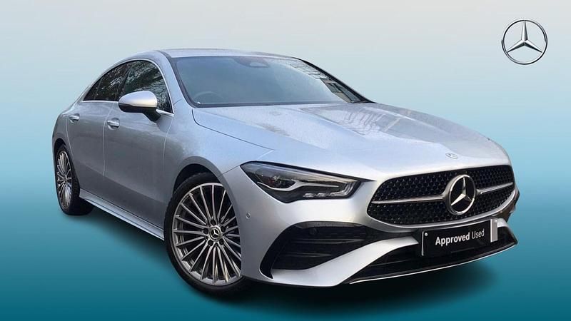 Silver Used 2024 Mercedes CLA220 AMG Line Premium Sedan | £29,495 (Fair price) - Image 1/4