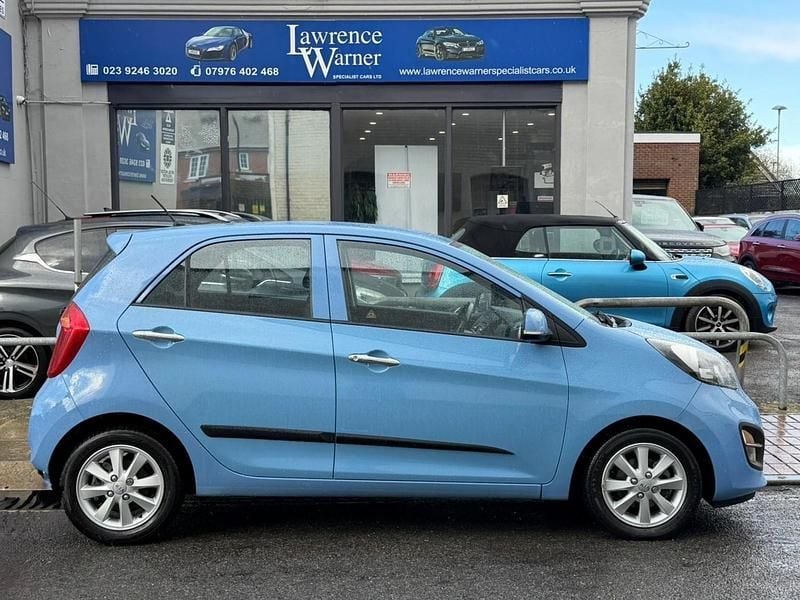 Used Kia Picanto 84 HP (61 kW) 2012 Blue Hatchback
