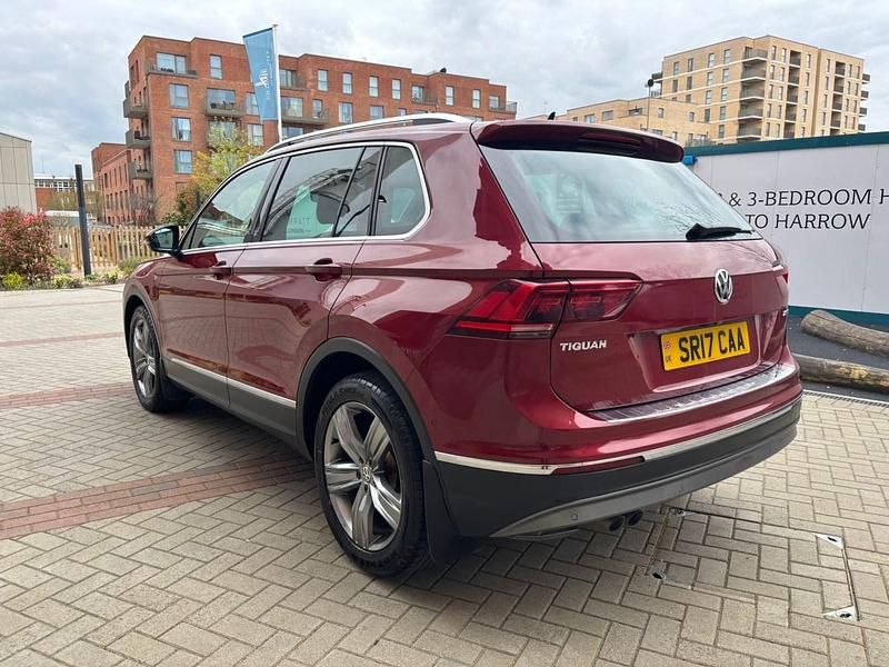 Used VW Tiguan SEL 2017 Red SUV