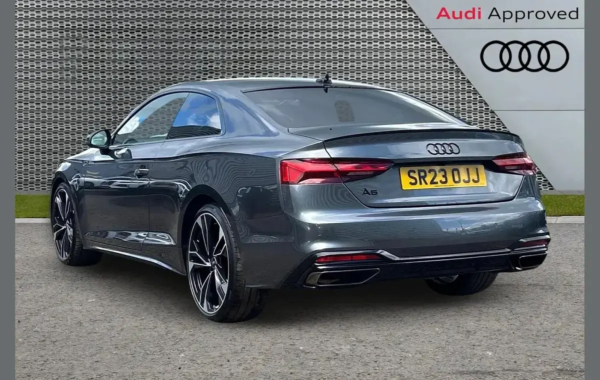 Used Audi A5 Black Edition 147 HP (108 kW) 2023 Grey Coupe